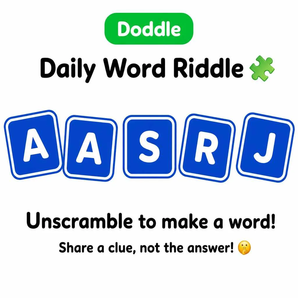 🧩 Daily Word Riddle – Can You Solve It?
