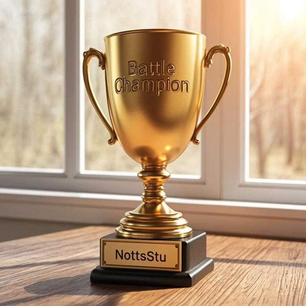 ⚔️ NottsStu ⚔️ is this week’s Battle Champion!
13 wins, 100% win rate