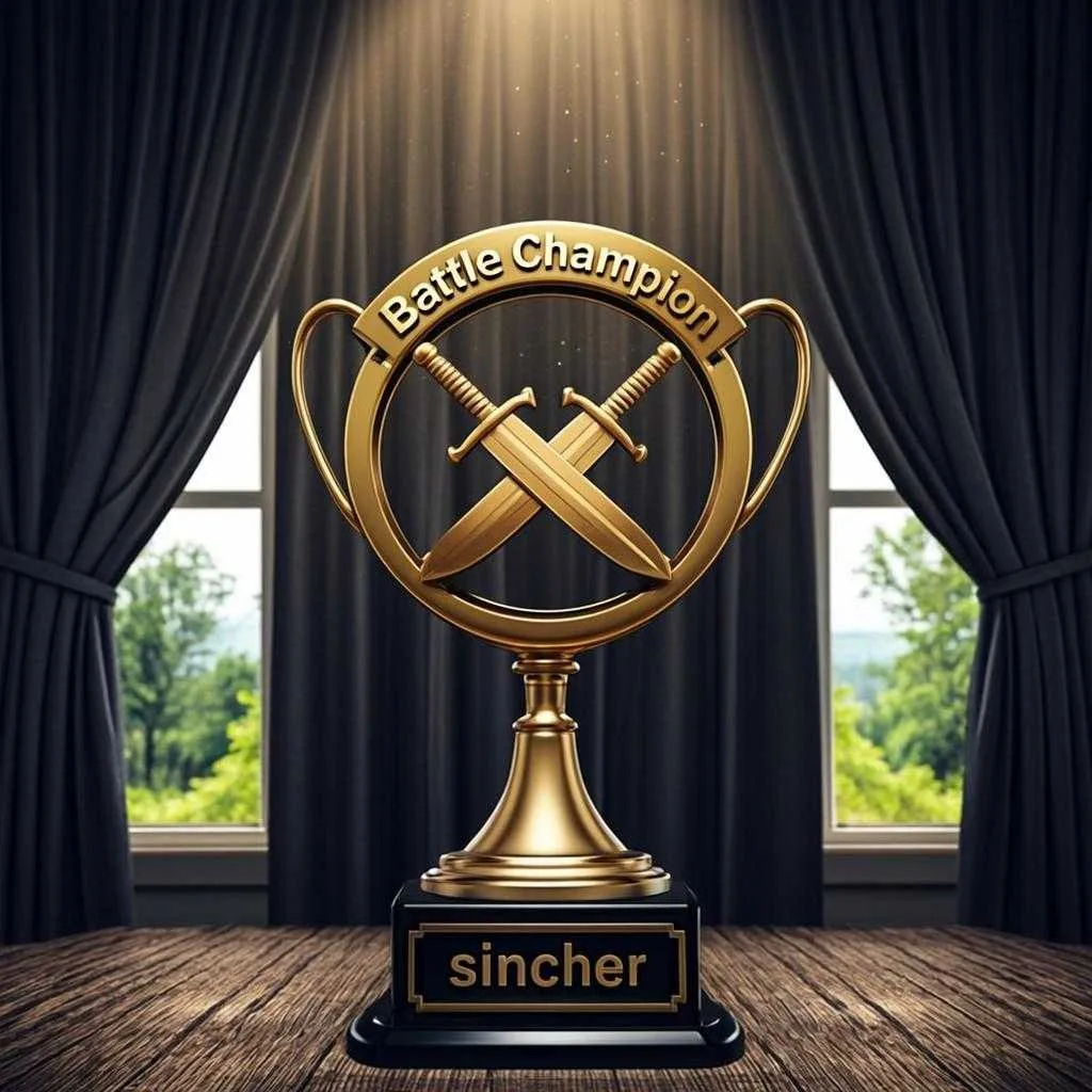 ⚔️ sincher ⚔️ is this week’s Battle Champion!
7 wins, 100% win rate