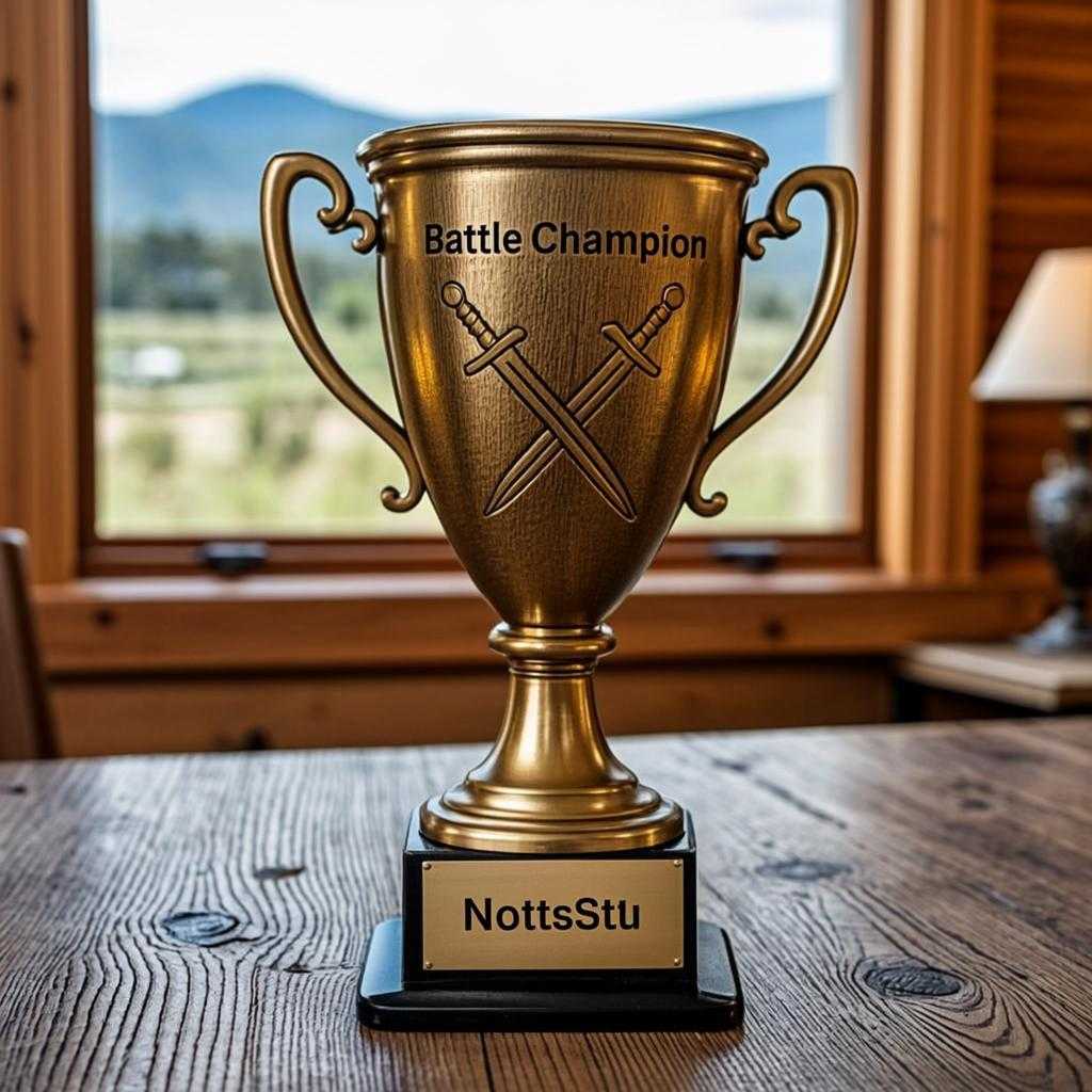 ⚔️ NottsStu ⚔️ is this week’s Battle Champion!
10 wins, 100% win rate