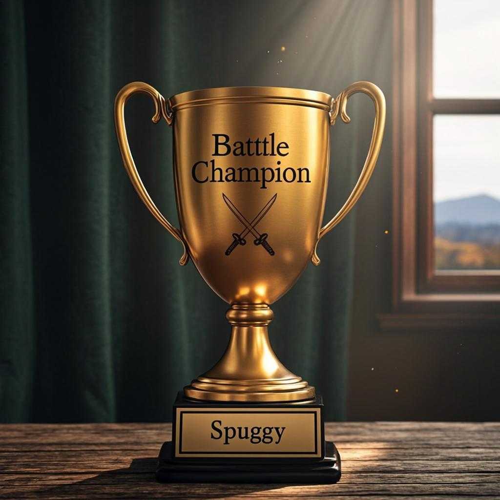 ⚔️ Spuggy ⚔️ is this week’s Battle Champion!
14 wins, 78% win rate